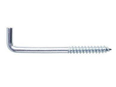 Крючок Г-образный, цинк 4.0х50 мм 10 шт в зип-локе Starfix SMZ1-21046-10