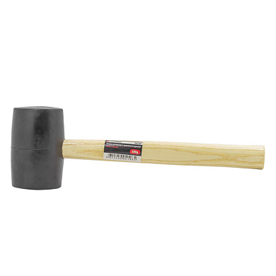 Киянка резиновая с деревянной ручкой Ø65 мм 680 гр. Forsage F-1803240