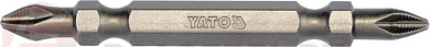 Двусторонняя бита PH2хPH2, L-65 мм., 1/4'', 10 шт. Yato YT-04812