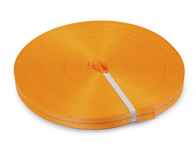 Лента текстильная для ремней 35 мм 3000 кг (оранжевый, 2 полоски) (S) TOR 1024708