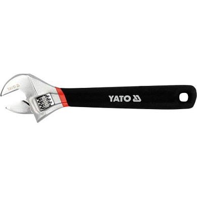 Ключ разводной с ПВХ ручкой 250 мм, губки до 30,0 мм Yato YT-21652