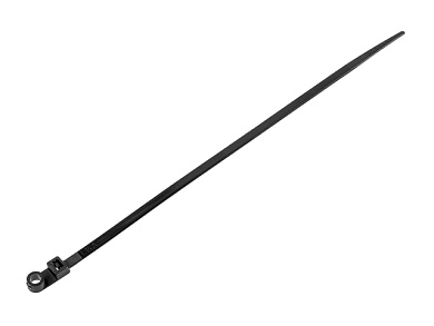 Хомут-стяжка с монтажным отверстием 4.8х300 мм черный 100 шт в уп. Starfix SM-64621-100