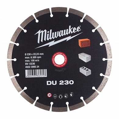 Алмазный диск DU 230 мм Milwaukee 4932399524