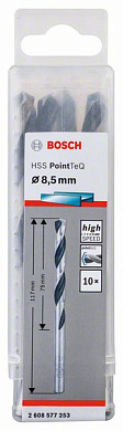 Сверло по металлу 8,5x117 мм, 10 шт., HSS PointTeQ Bosch 2608577253