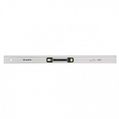 Линейка-уровень, 800 мм., металлическая, пластмассовая ручка 2 глазка Matrix Master 30575