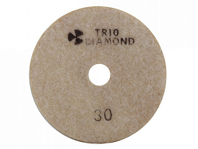 Алмазный гибкий шлифкруг ''Черепашка'' 100 P30 мокрая шл. Trio-Diamond 340030