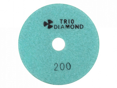 Алмазный гибкий шлифкруг ''Черепашка'' 100 P200 мокрая шл. Trio-Diamond 340200