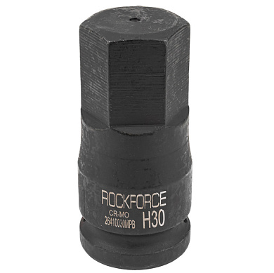 Головка-бита ударная HEX (6-гр) H30, 3/4" RockForce RF-26410030MPB