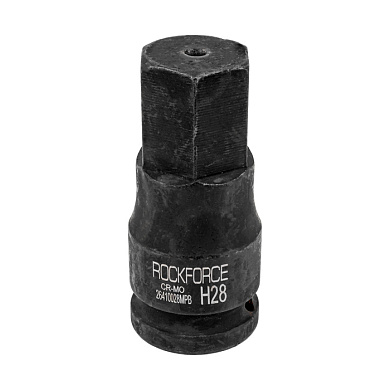 Головка-бита ударная HEX (6-гр) H28, 3/4" RockForce RF-26410028MPB