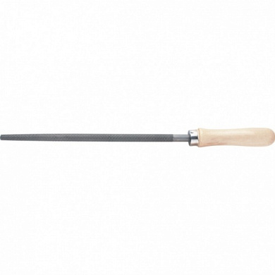 Напильник круглый, 300 мм, деревянная ручка Сибртех 16132