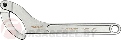 Радиусный разводной ключ с язычком 120-180 мм. Yato YT-01674