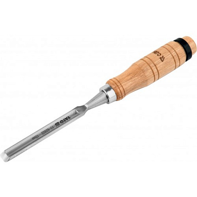 Стамеска полукруглая 10 мм деревянная ручка Yato YT-62821