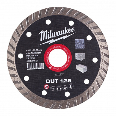 Алмазный диск DUT 125 мм Milwaukee 4932399527