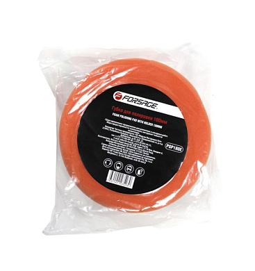 Губка для полировки на диске 150 мм, М14, цвет оранжевый Forsage F-PSP150E
