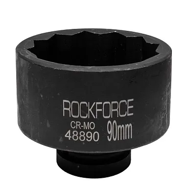 Головка ударная 1'', 90 мм, 12-гр. RockForce RF-48890