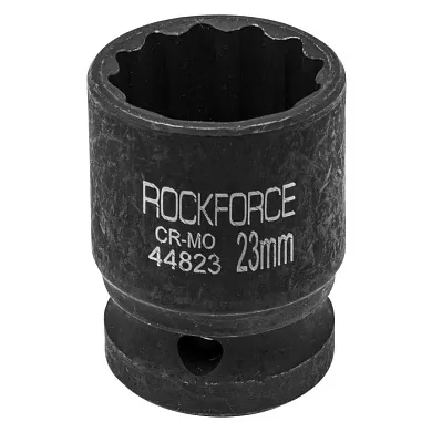Ударная торцевая головка 23 мм 12-гр. 1/2" RockForce RF-44823