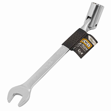 Ключ рожково-торцевой шарнирный 17 мм JCB JCB-75217F