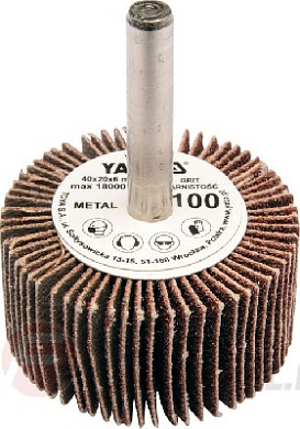 Круг лепестковый торцевой 40х20х6 мм. Р60 Yato YT-83352
