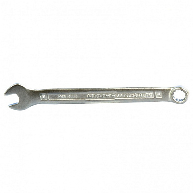 Комбинированный ключ холодный штамп 6 мм. GROSS 15125