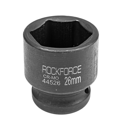 Ударная торцевая головка 26 мм 6-гр 1/2" RockForce RF-44526