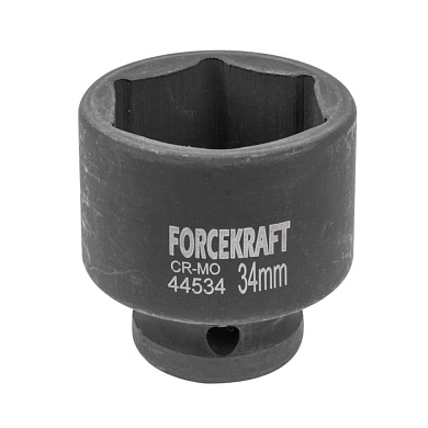 Головка ударная 1/2", 34 мм, 6-гр. ForceKraft FK-44534