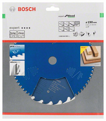 Пильный диск Expert for Wood 190x30 мм Z24 BOSCH 2608644083