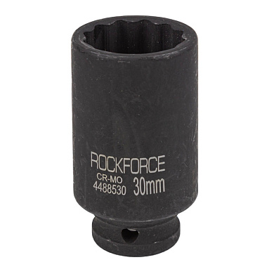 Головка ударная глубокая 30 мм, 12-гр., 1/2" RockForce RF-4488530