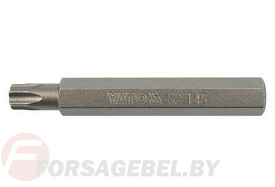Бита Torx T25x30 мм., 10 мм., 1 шт. AISI S2 Yato YT-0404
