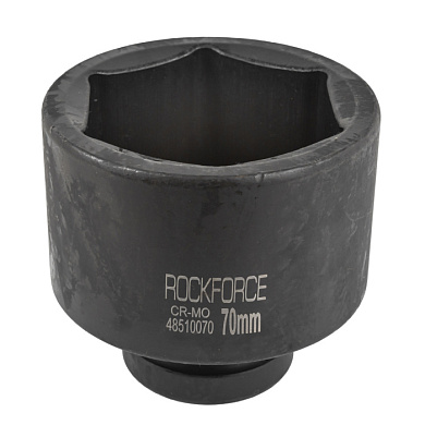 Глубокая ударная головка 70 мм 6-гр. 1'' RockForce RF-48510070