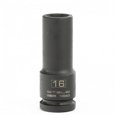 Глубокая ударная головка 16 мм. 6-гр. 1/2'' STELS 13943