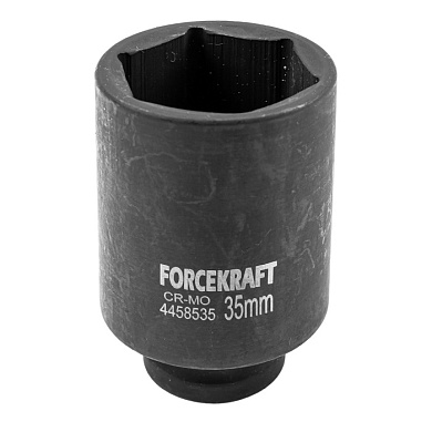 Головка ударная глубокая 1/2", 35 мм, 6-гр. ForceKraft FK-4458535