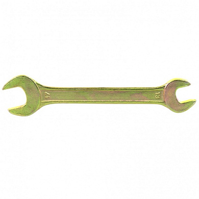 Рожковый ключ 13х17 мм. желтый цинк СИБРТЕХ 14307