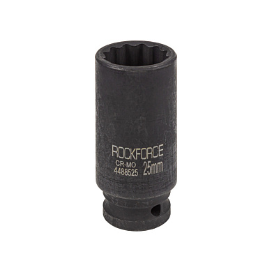 Головка ударная глубокая 25 мм, 12-гр., 1/2" RockForce RF-4488525