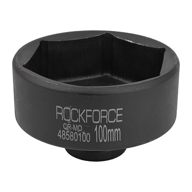 Головка ударная глубокая 1'', 100 мм, 6-гр RockForce RF-48580100