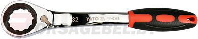 Ключ накидной с трещоткой 32 мм. CrV Yato YT-02388