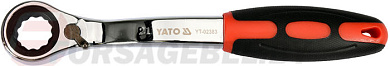 Ключ накидной с трещоткой 21 мм. CrV Yato YT-02383