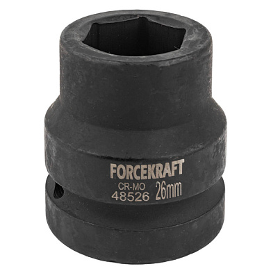 Головка ударная 1'', 26 мм, 6-гр. ForceKraft FK-48526