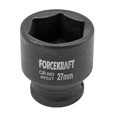 Ударная торцевая головка 27 мм. 6-гр. 1/2'' ForceKraft FK-44527
