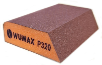 Губка абразивная 4-х сторонняя угловая WUMAX Р100 WÜRTH 158721100