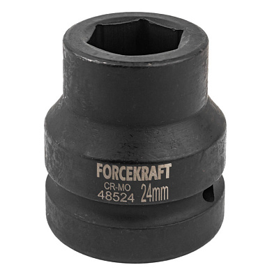 Головка ударная 1'', 24 мм, 6-гр. ForceKraft FK-48524