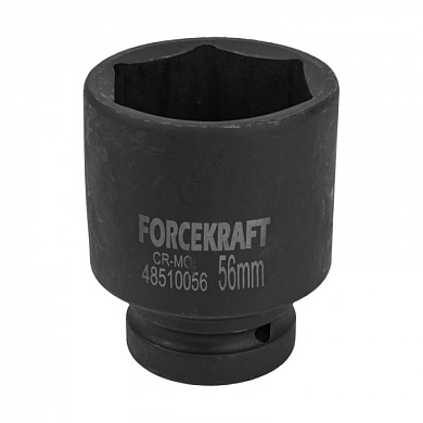 Головка ударная глубокая 1'', 58 мм 6-гр. ForceKraft FK-48510058