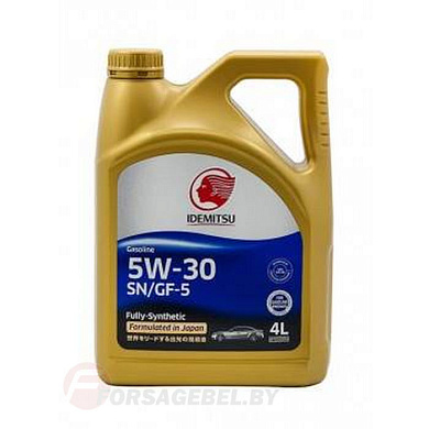 Моторное масло синтетическое IDEMITSU SN/GF-5 5W-30 F-S 4 л.