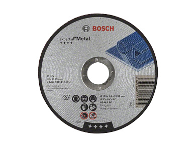 Круг отрезной 125х1,6х22.23 мм для металла Expert Metal BOSCH 2608600219