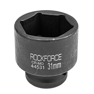 Ударная торцевая головка 31 мм 6-гр 1/2" RockForce RF-44531