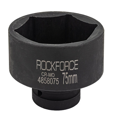 Ударная торцевая головка 1'', 75 мм 6-гр. RockForce RF-4858075