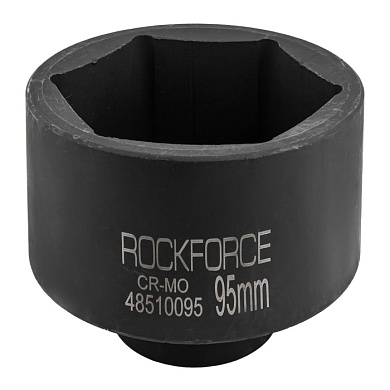 Глубокая ударная головка 95 мм. 6-гр. 1'' RockForce RF-48510095