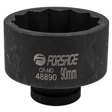 Головка ударная 1'', 90 мм, 12-гр. Forsage F-48890