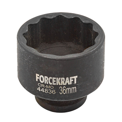 Ударная торцевая головка 36 мм 1/2" 12-гр ForceKraft FK-44836