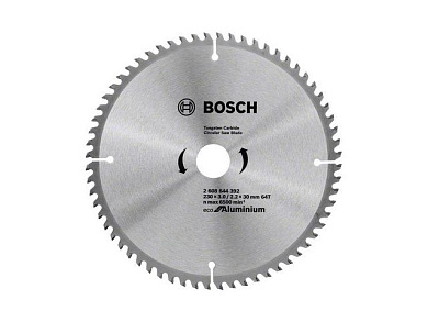 Пильный диск ECO for Aluminium 230х30 мм Z64 BOSCH 2608644392
