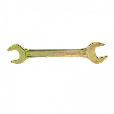 Рожковый ключ 17х19 мм. желтый цинк СИБРТЕХ 14310